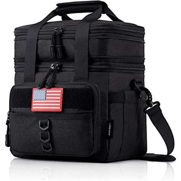 18 L Tactical Lunch Box-Insulated,Leakproof,and Expandable Double-Deck CoolerBag - Picture 1 of 7